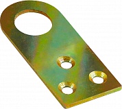 Картинка Проушина дверная СЕКРЕТ-КИРОВ 2 мм прямая оцинк. 70*33